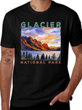 Glacier National Park Graphic T-Shirt