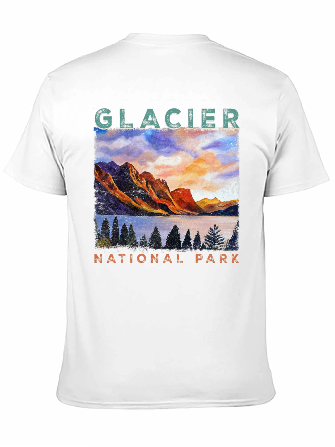 Glacier National Park Graphic T-Shirt