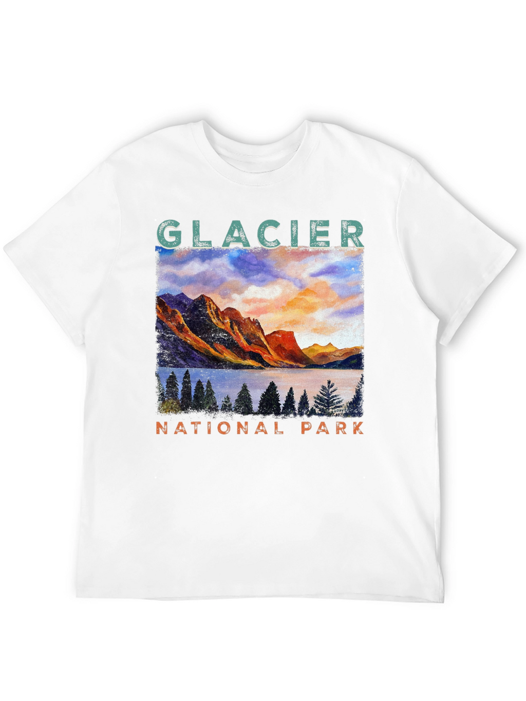 Glacier National Park Graphic T-Shirt