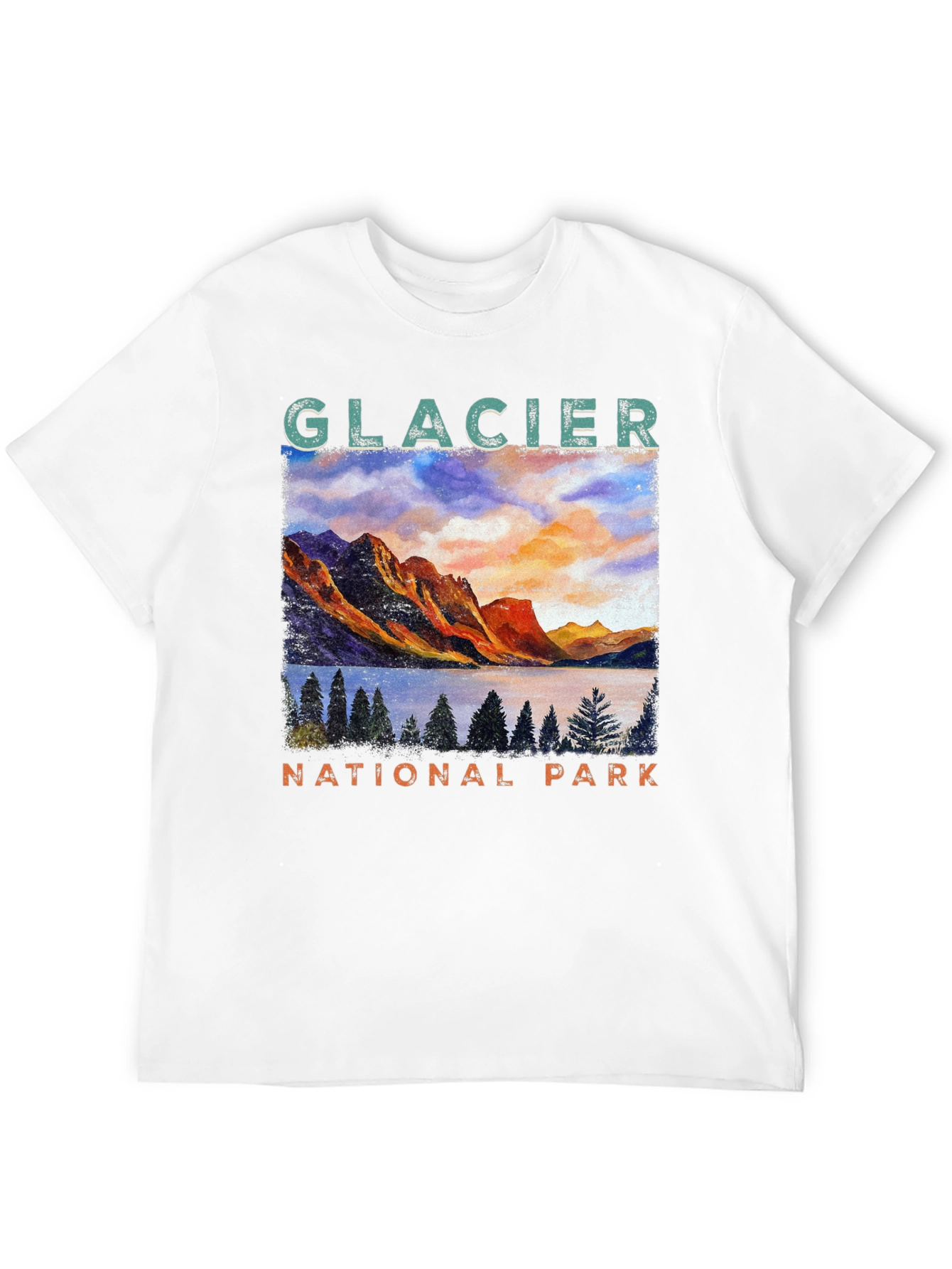 Glacier National Park Graphic T-Shirt