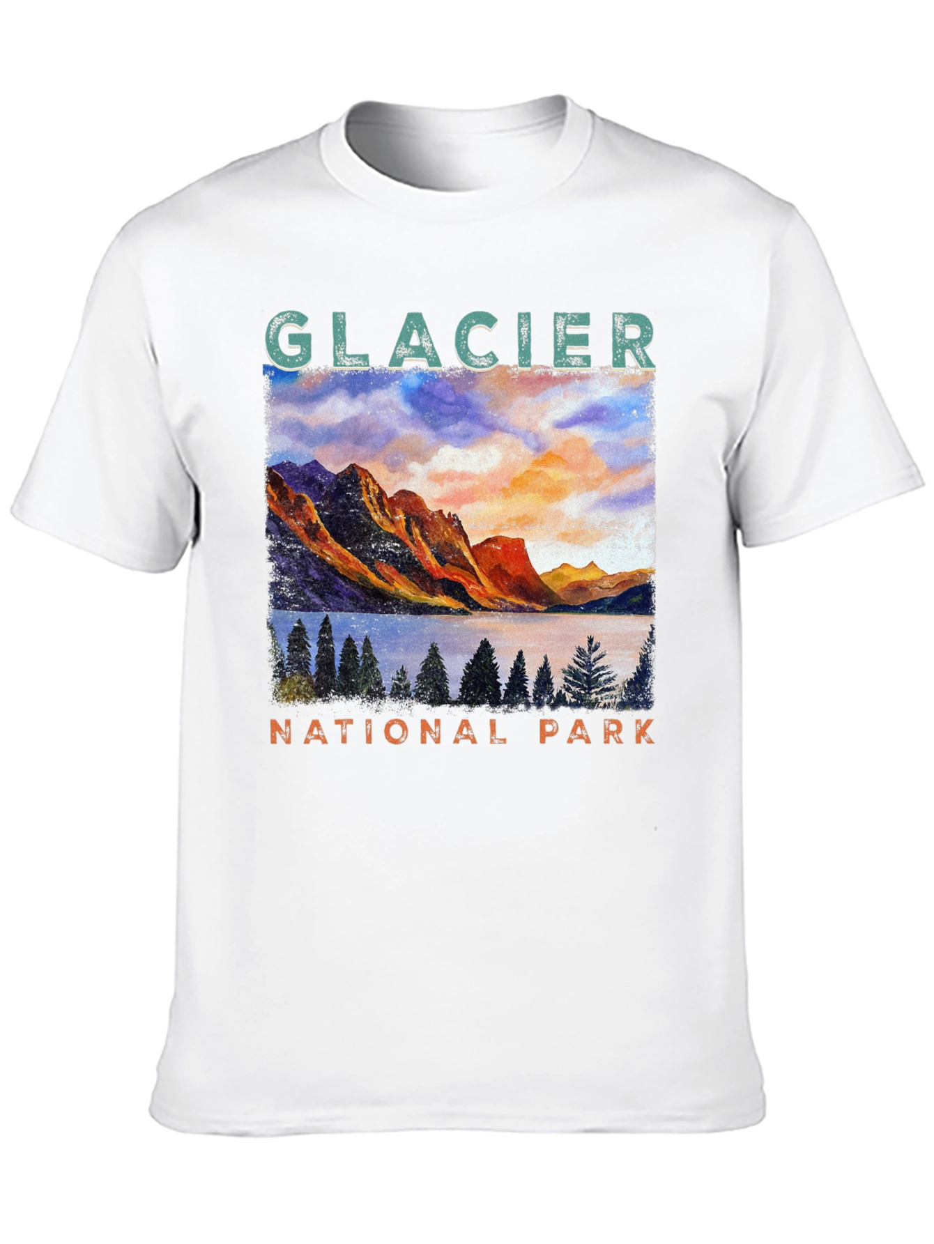 Glacier National Park Graphic T-Shirt