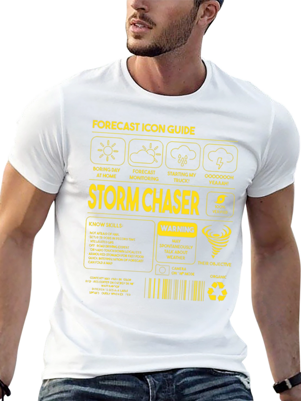 Storm Chaser Forecast Icon Guide T-Shirt