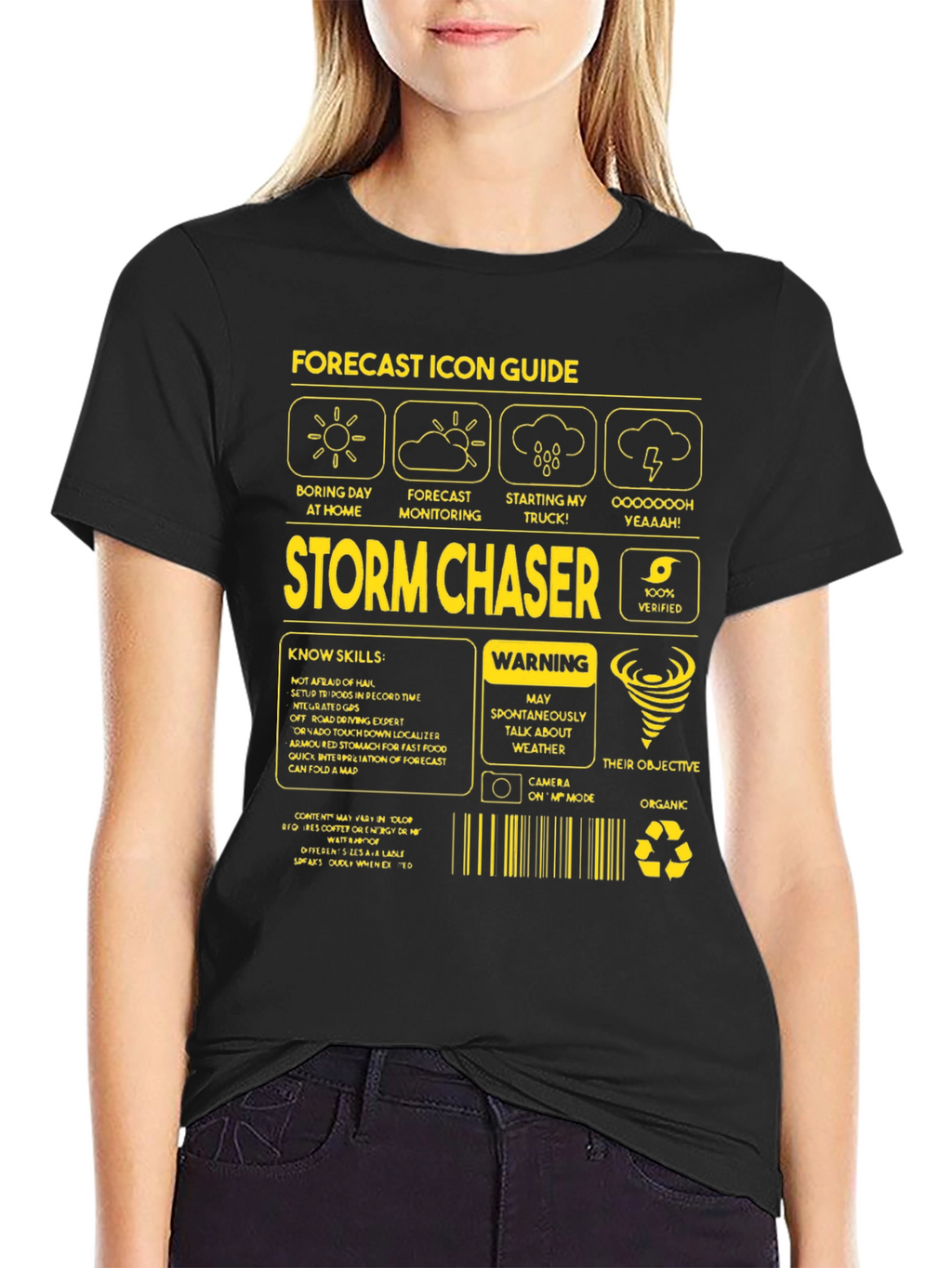 Storm Chaser Forecast Icon Guide T-Shirt