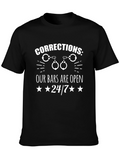 Corrections Officer Black Graphic T-Shirt 24/7