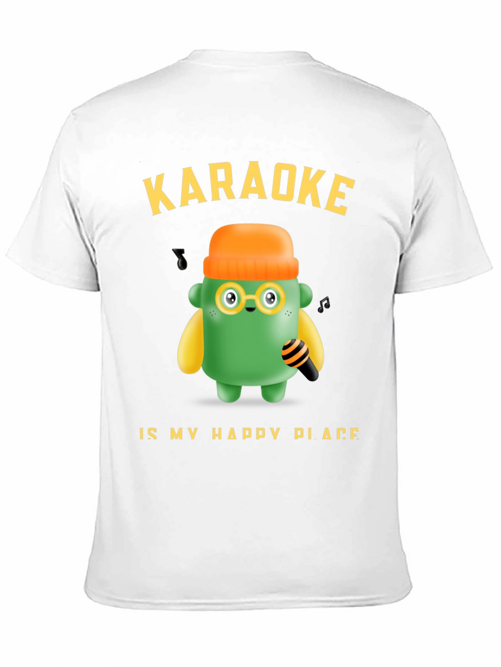 Karaoke My Happy Place T-Shirt Fun Graphic Tee