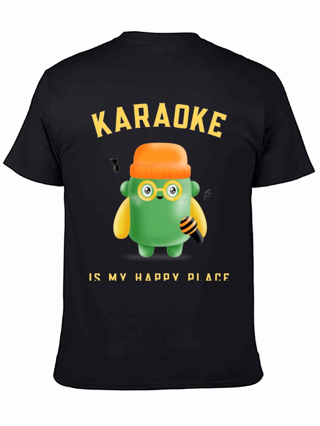 Karaoke My Happy Place T-Shirt Fun Graphic Tee