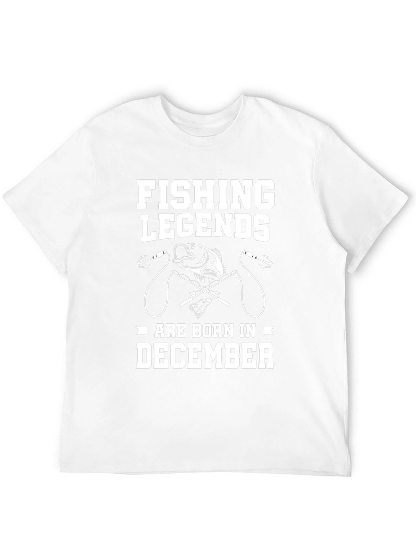 Fishing Legends December Birthday T-Shirt