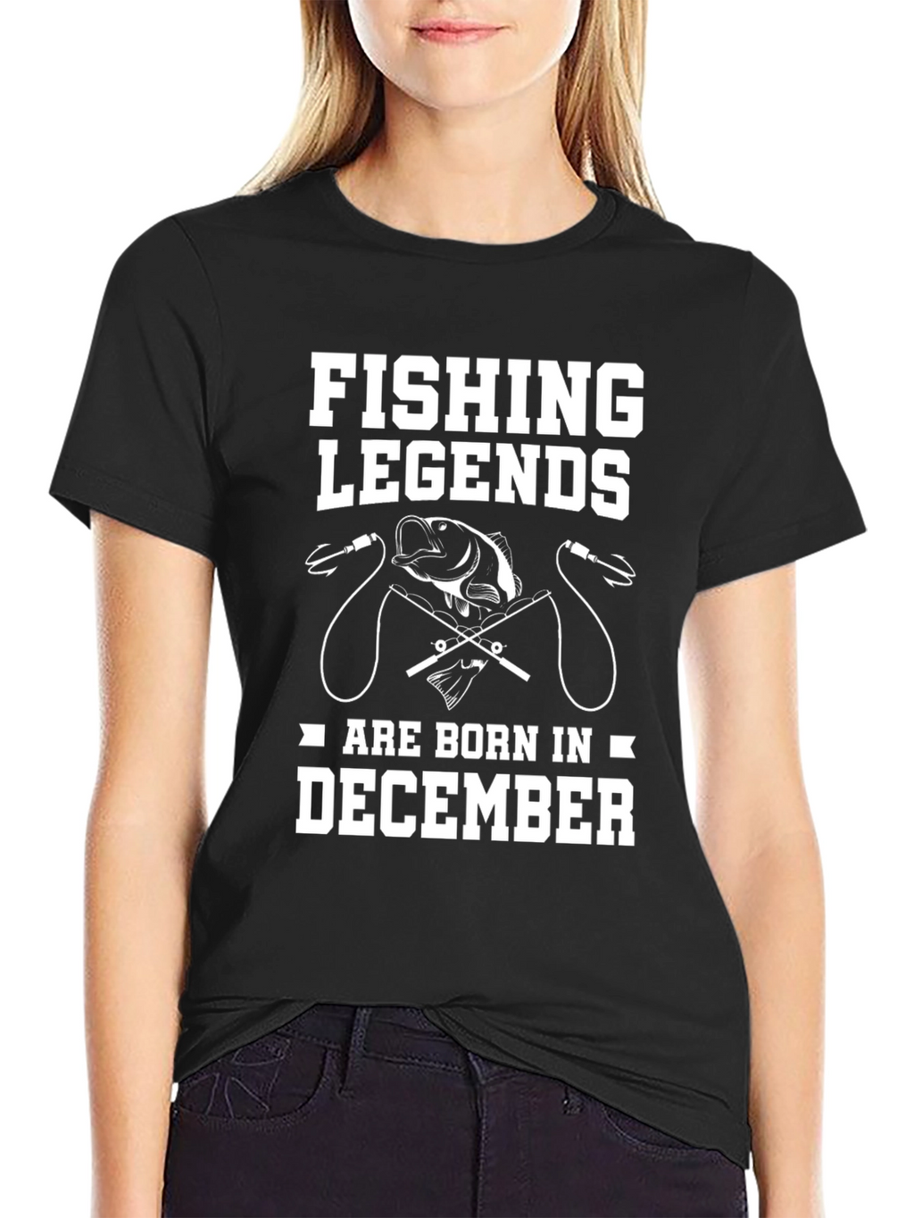 Fishing Legends December Birthday T-Shirt