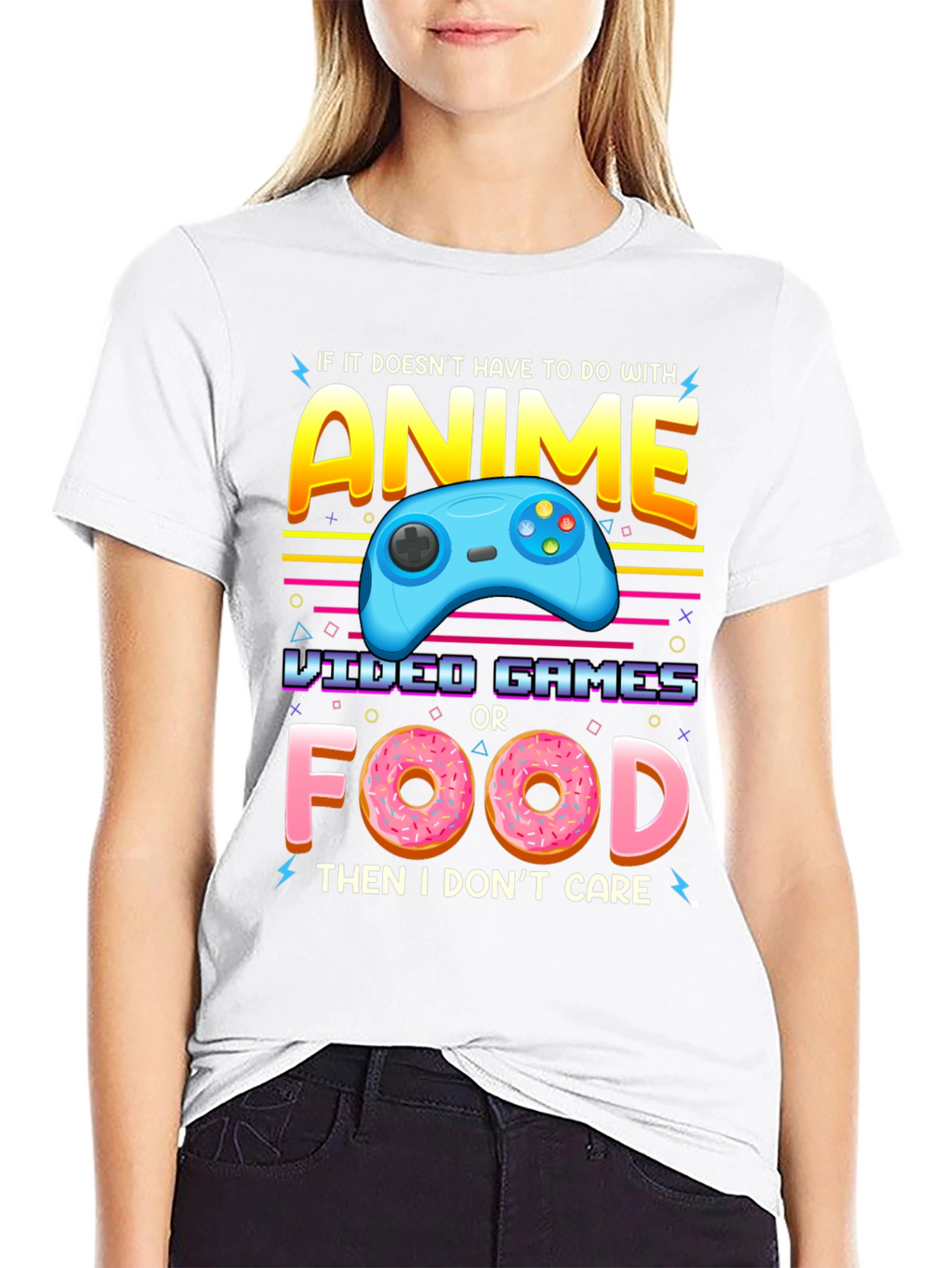 Anime Video Games Food T-Shirt