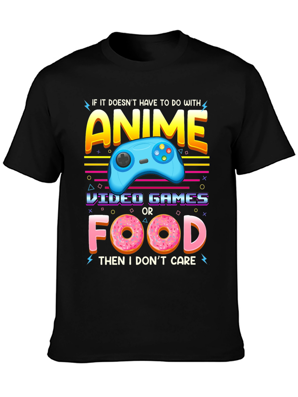 Anime Video Games Food T-Shirt