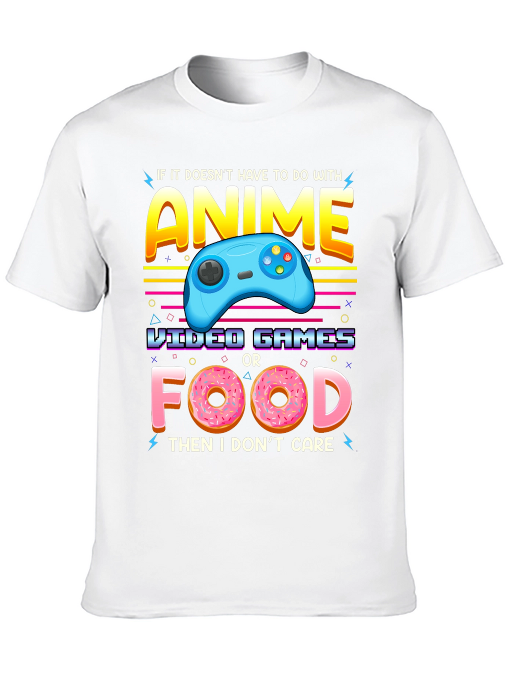 Anime Video Games Food T-Shirt