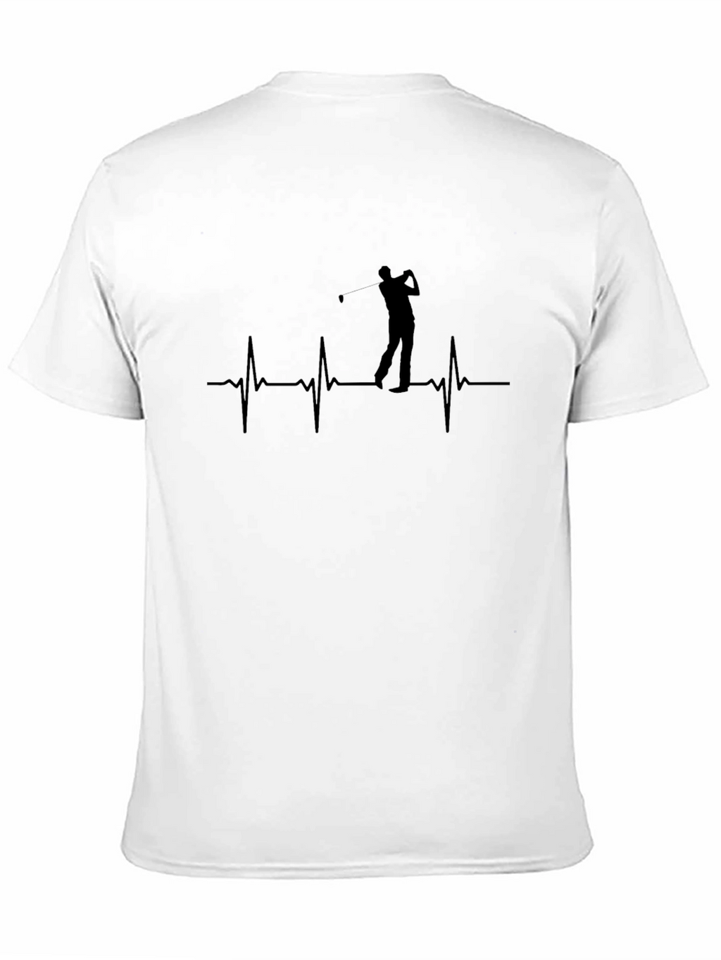 Golf Heartbeat Tee - Passionate Golfer Shirt