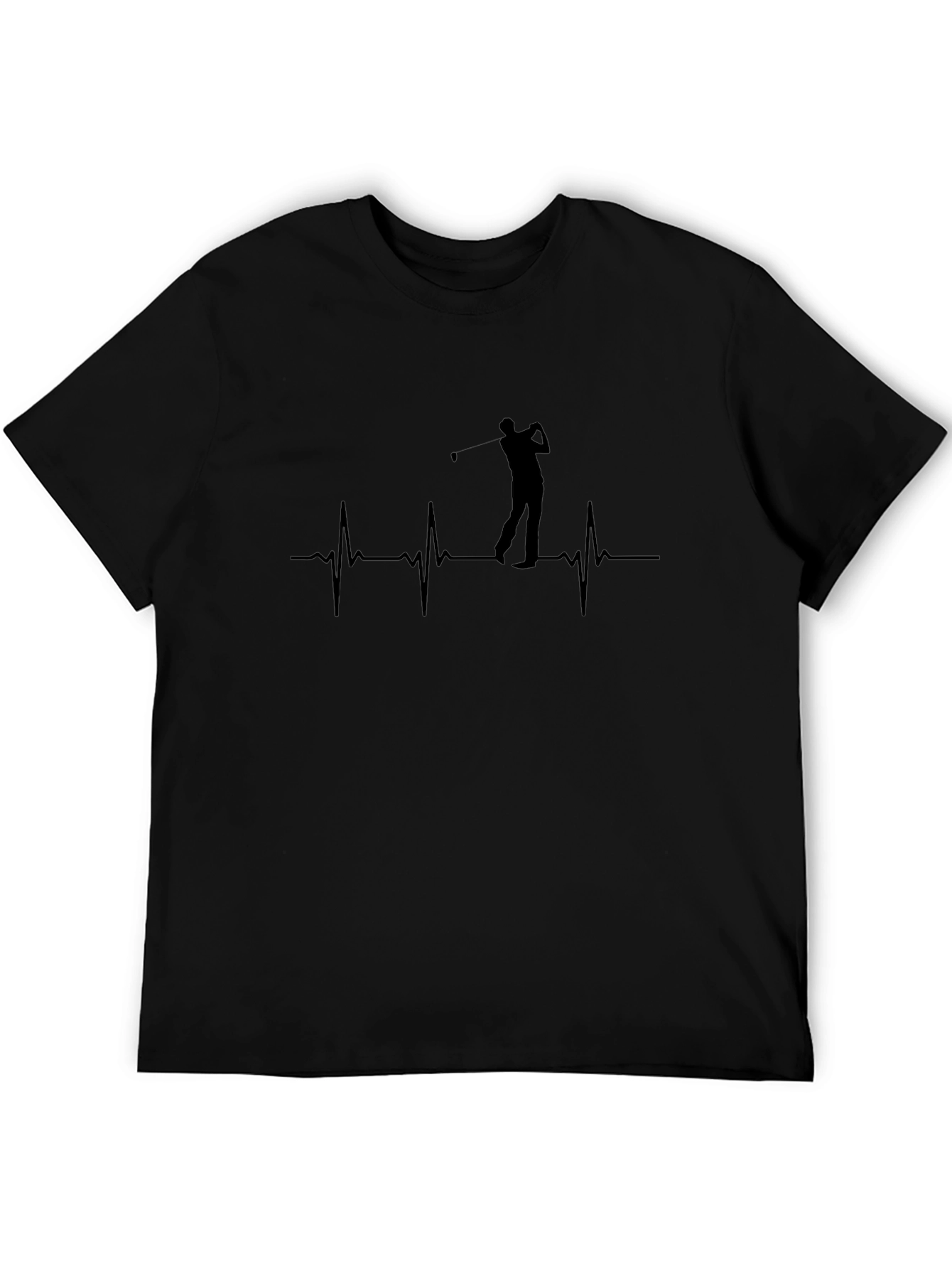 Golf Heartbeat Tee - Passionate Golfer Shirt