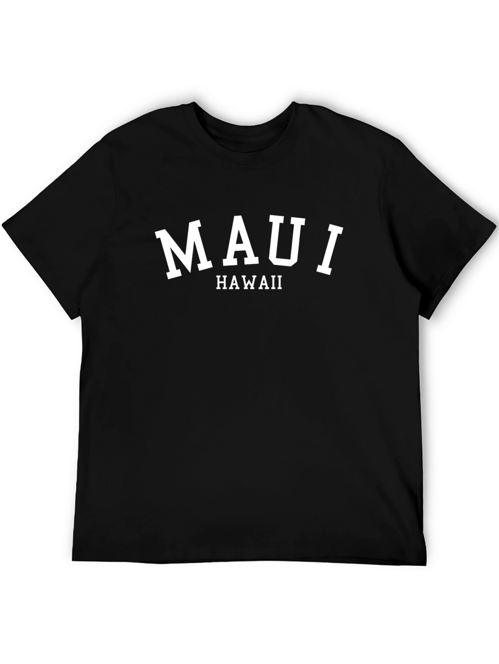 Maui Hawaii Black Graphic T-Shirt