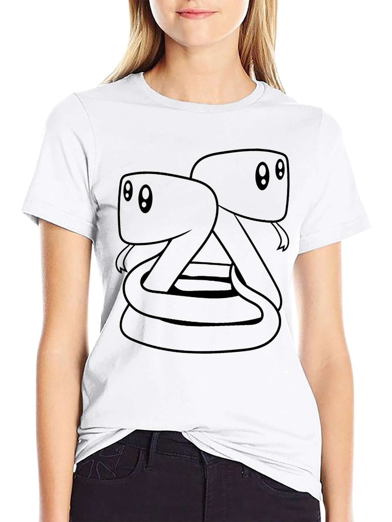 Two-Headed Snake T-Shirt - Unique Graphic Tee
