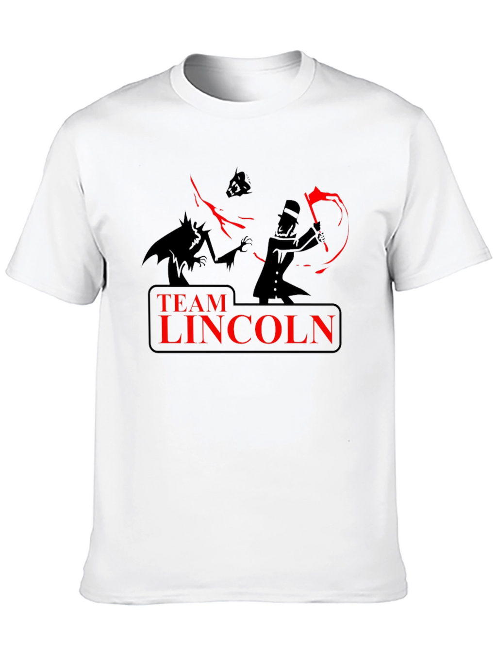 Team Lincoln T-Shirt Funny Vampire Hunter Graphic Tee