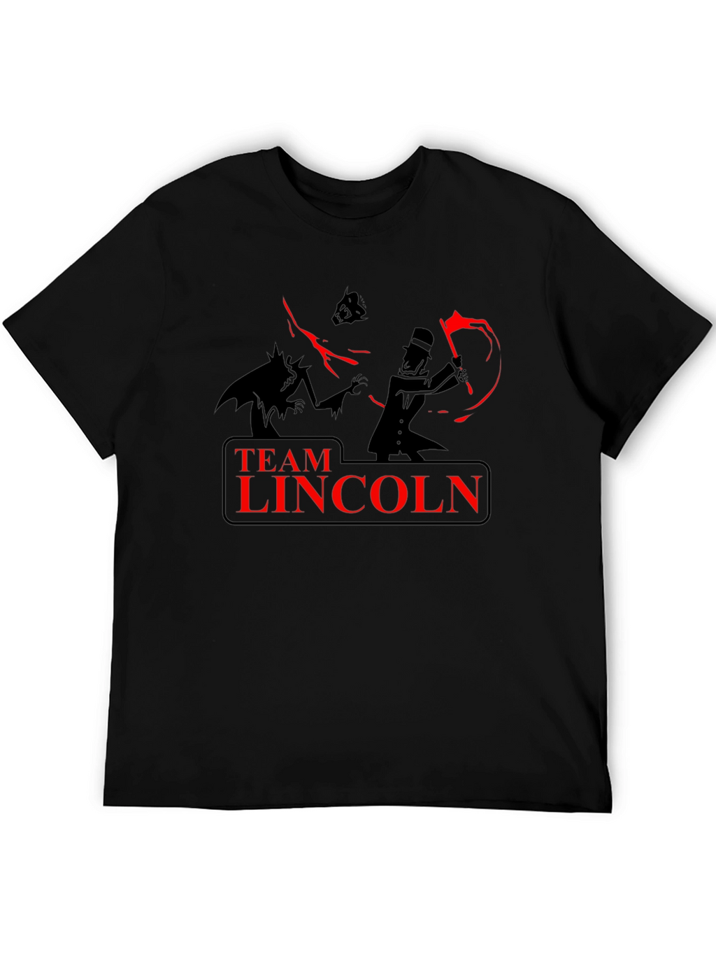 Team Lincoln T-Shirt Funny Vampire Hunter Graphic Tee