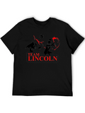 Team Lincoln T-Shirt Funny Vampire Hunter Graphic Tee
