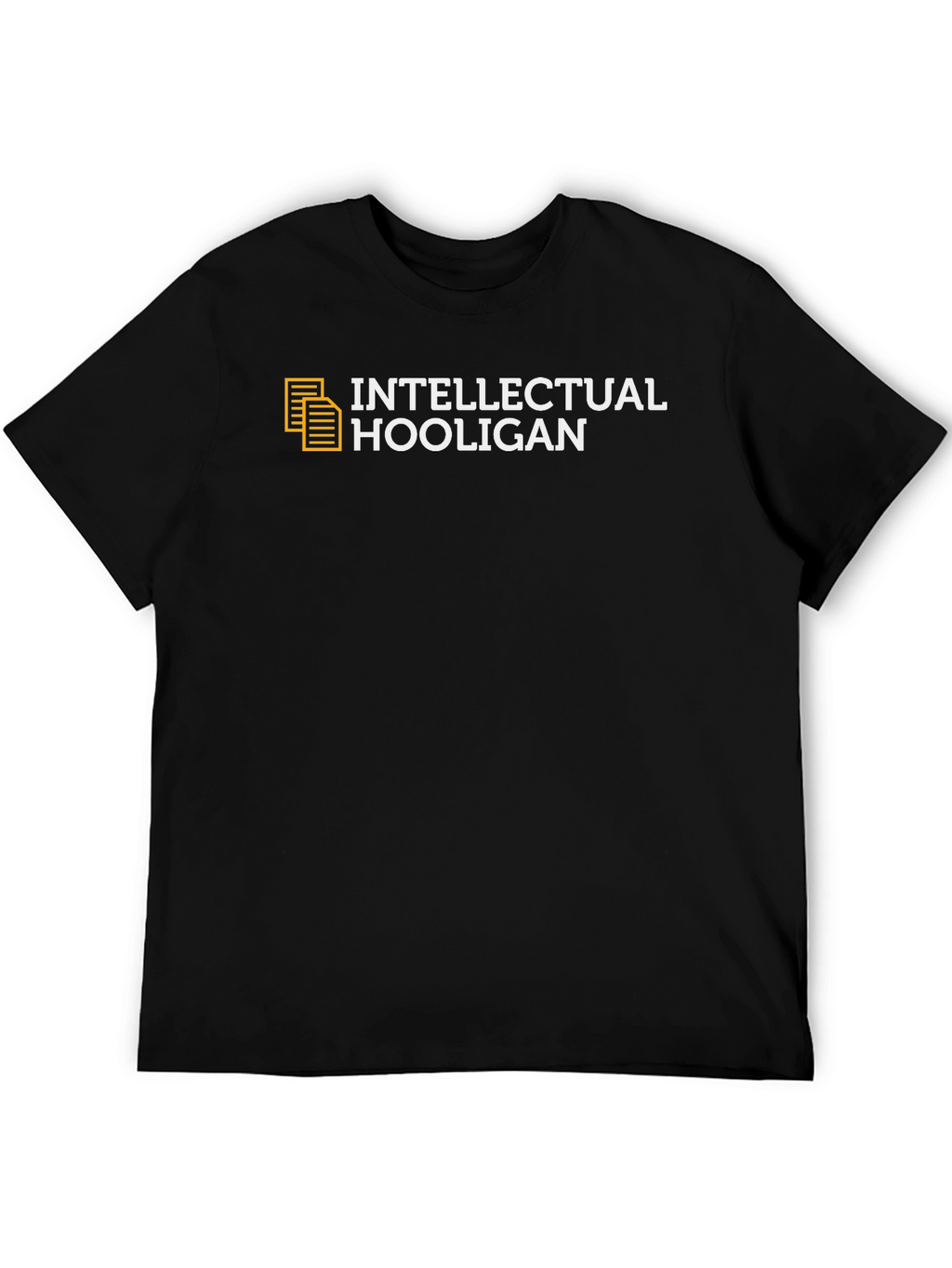 Intellectual Hooligan Black T-Shirt - Smart & Edgy Design