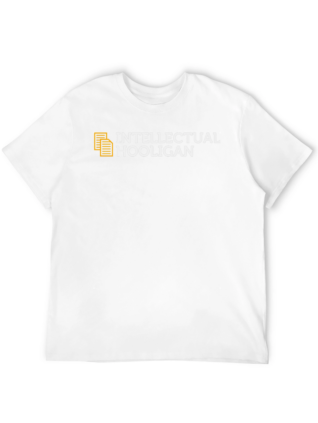 Intellectual Hooligan Black T-Shirt - Smart & Edgy Design