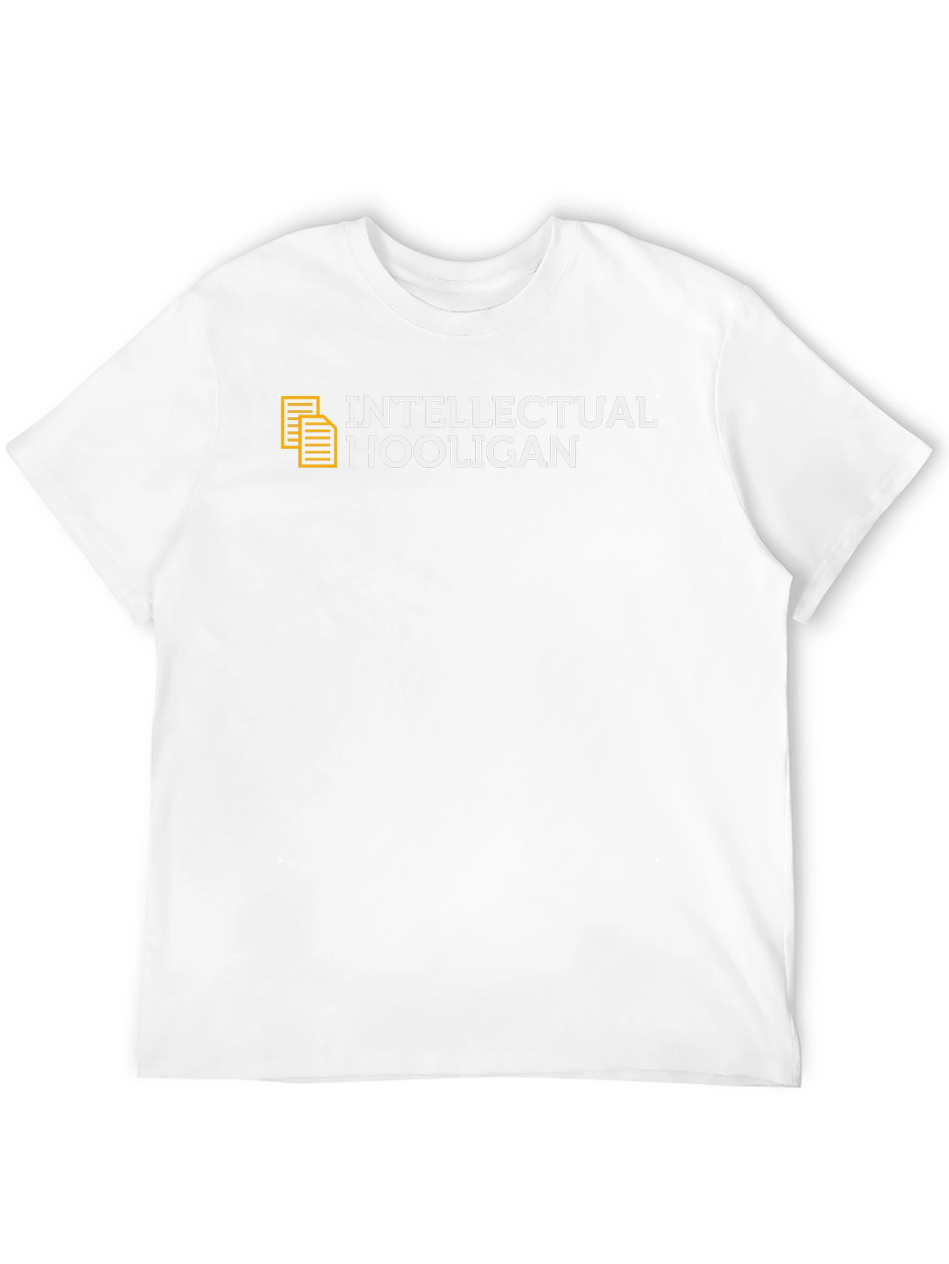 Intellectual Hooligan Black T-Shirt - Smart & Edgy Design