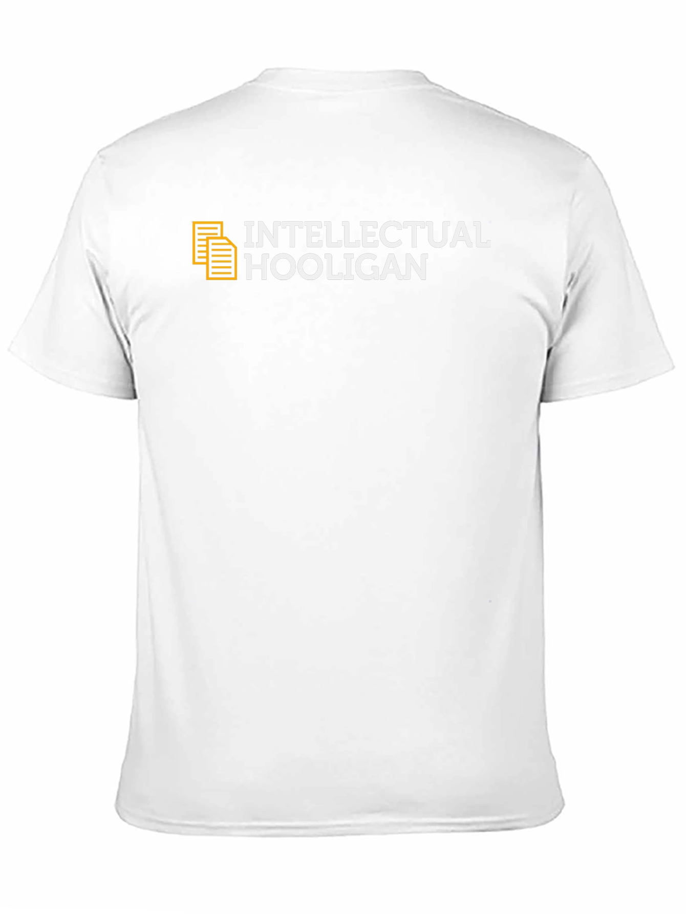 Intellectual Hooligan Black T-Shirt - Smart & Edgy Design