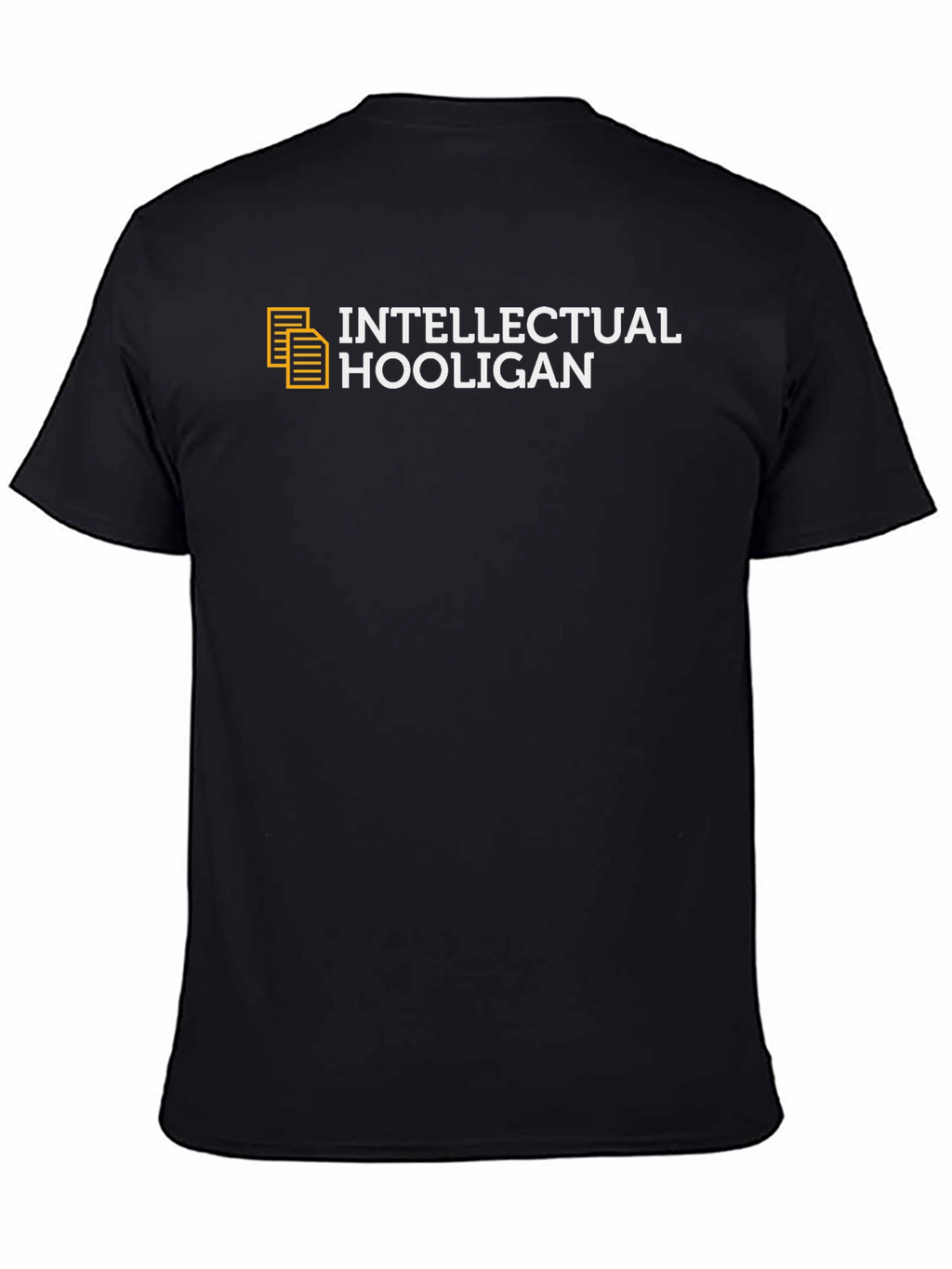 Intellectual Hooligan Black T-Shirt - Smart & Edgy Design