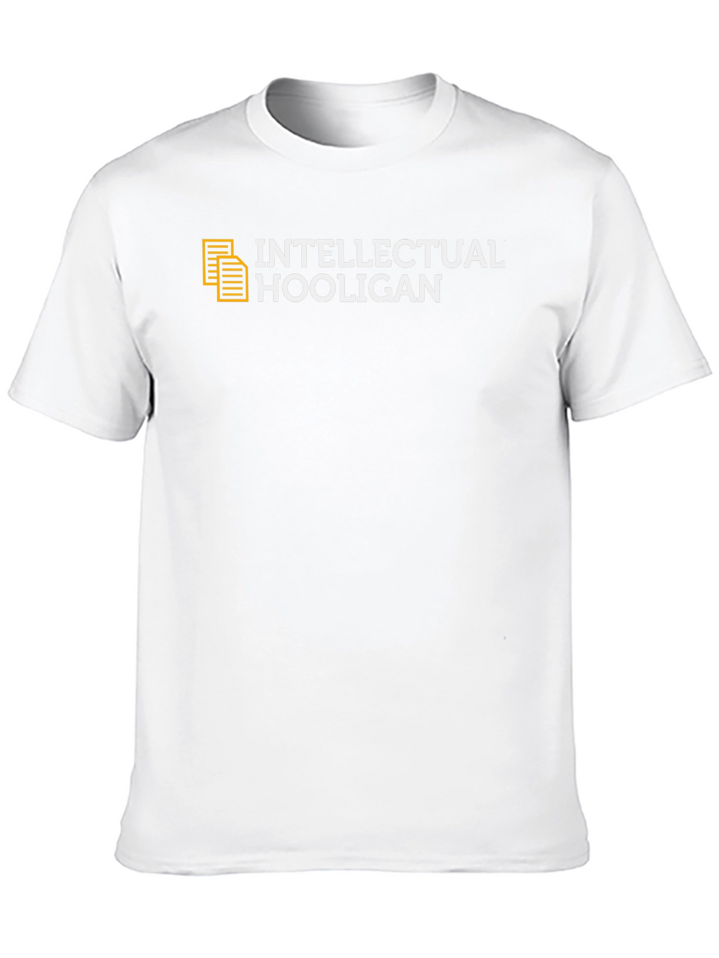 Intellectual Hooligan Black T-Shirt - Smart & Edgy Design