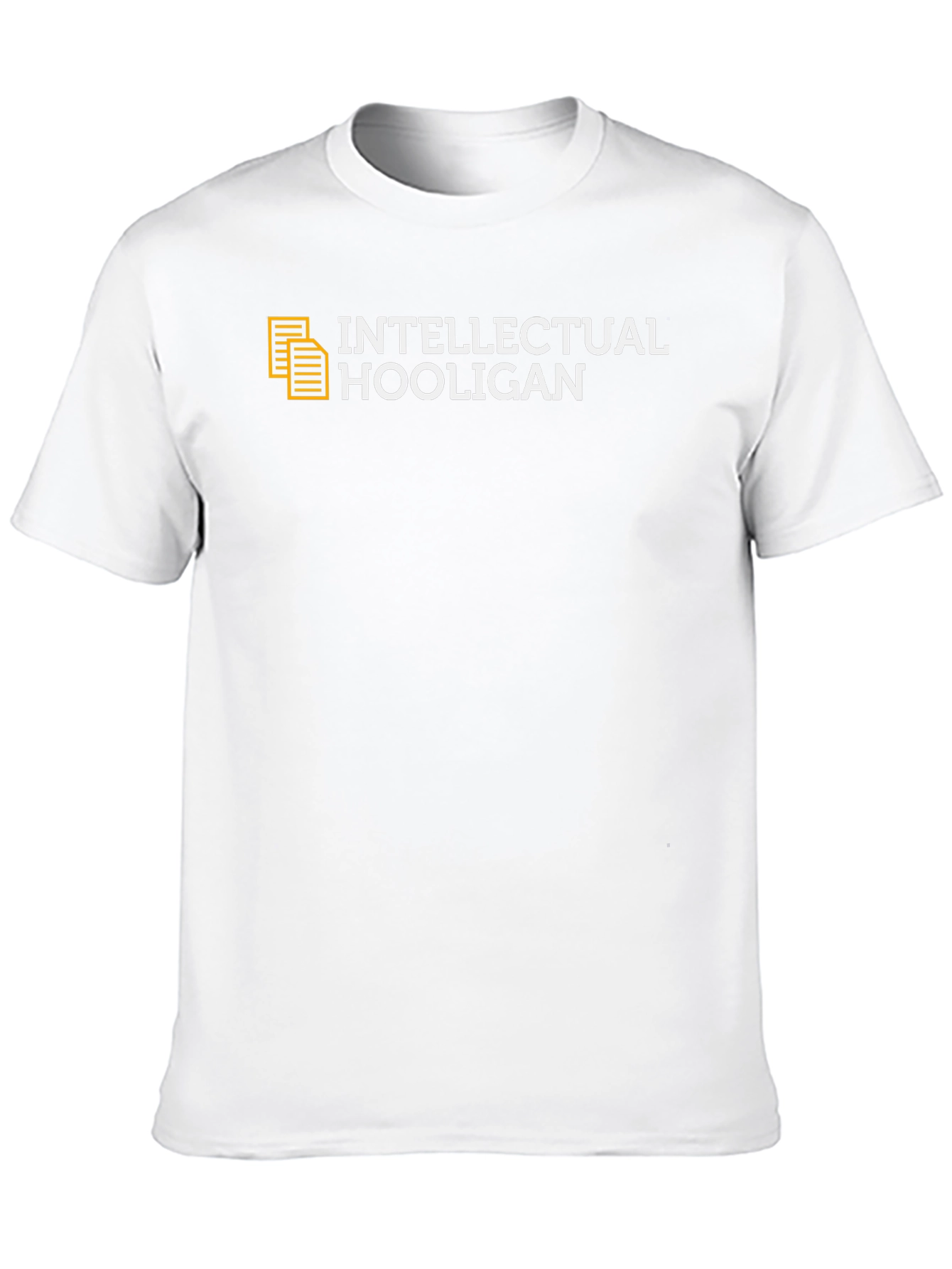Intellectual Hooligan Black T-Shirt - Smart & Edgy Design