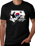 South Korea Snowboarder T-Shirt - Graphic Tee
