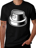 Graffiti Spray Can Nozzle Black T-Shirt