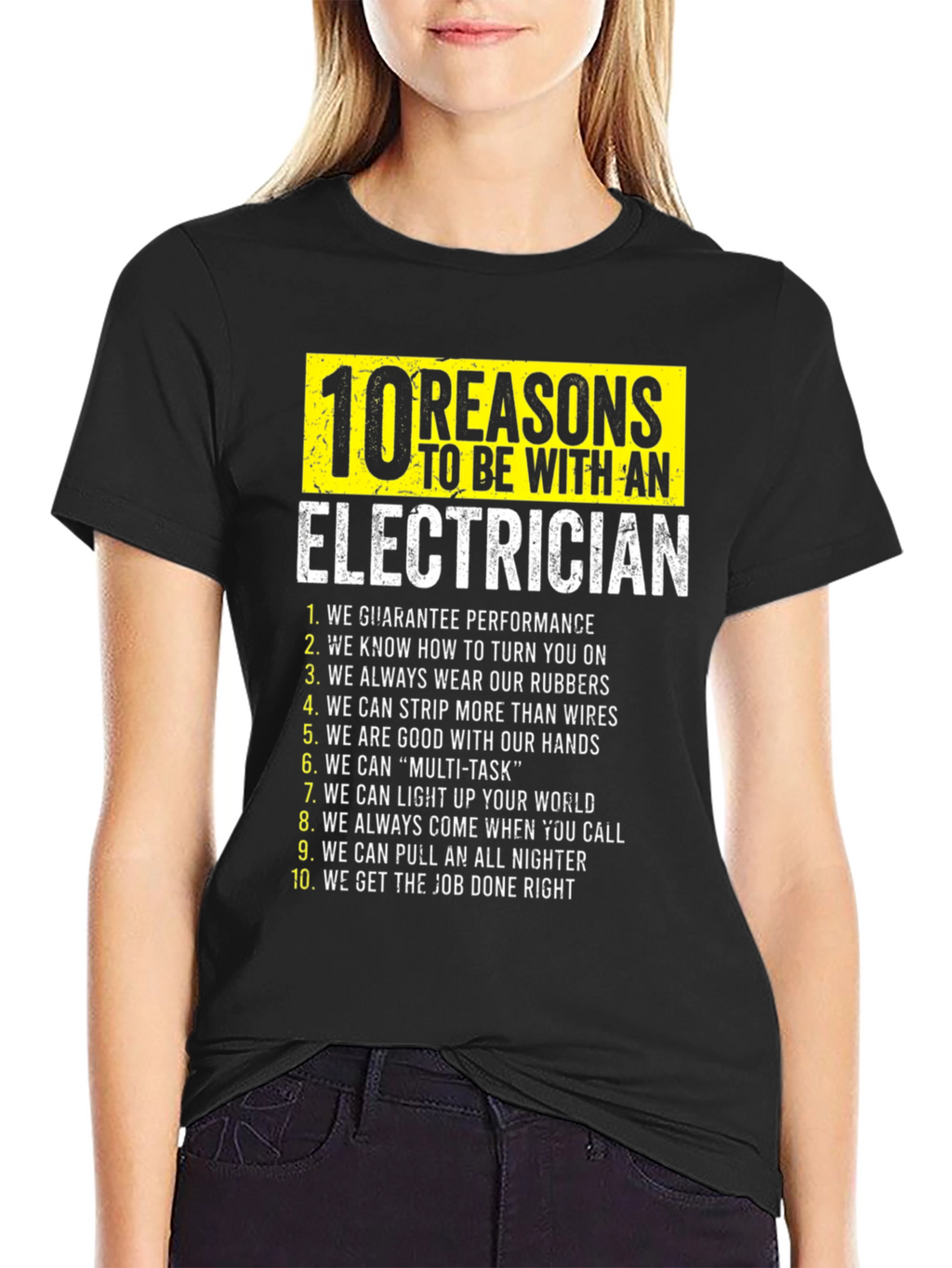Electrician Reasons T-Shirt Funny Gift