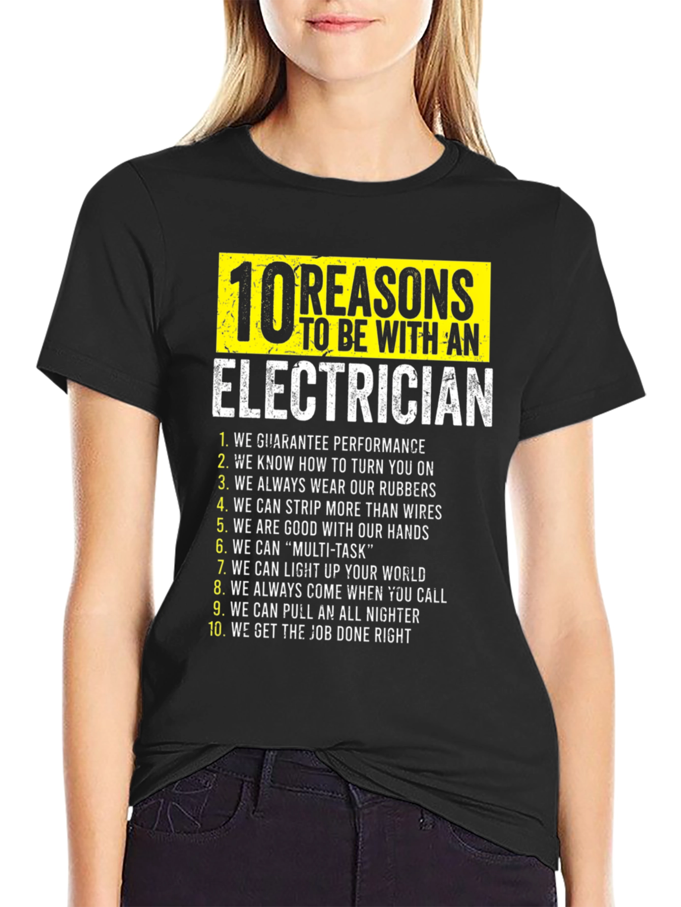 Electrician Reasons T-Shirt Funny Gift
