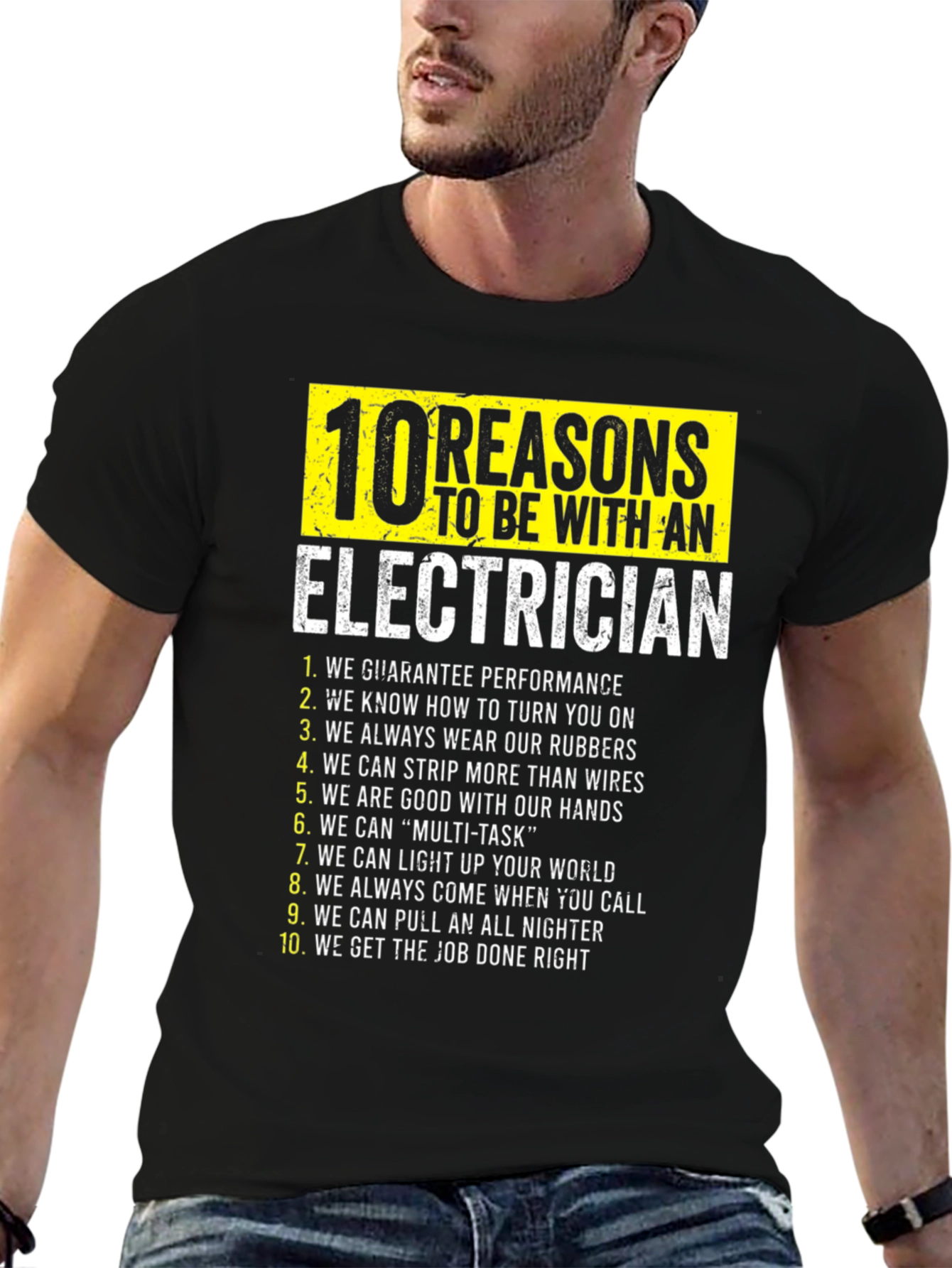 Electrician Reasons T-Shirt Funny Gift
