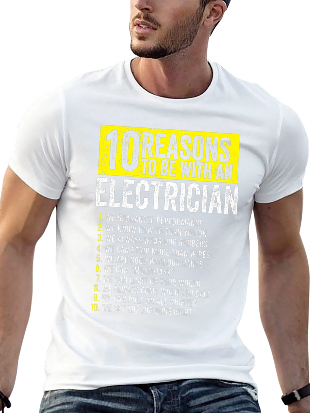 Electrician Reasons T-Shirt Funny Gift