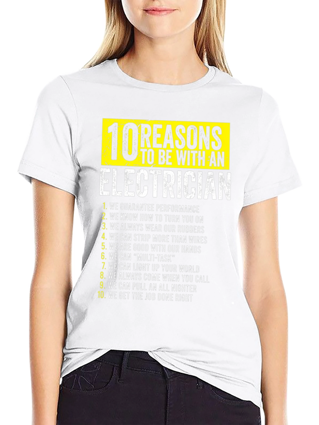 Electrician Reasons T-Shirt Funny Gift