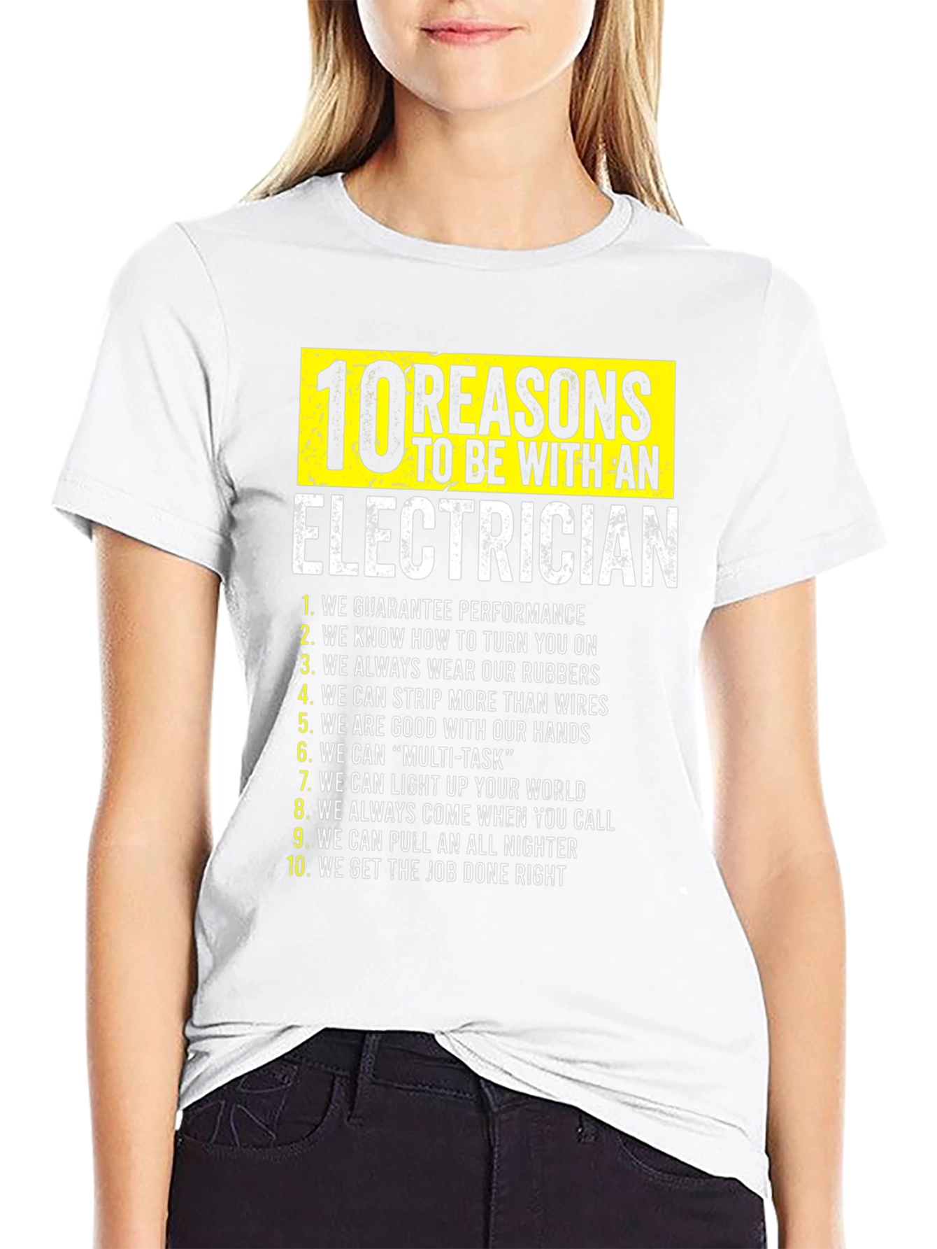 Electrician Reasons T-Shirt Funny Gift