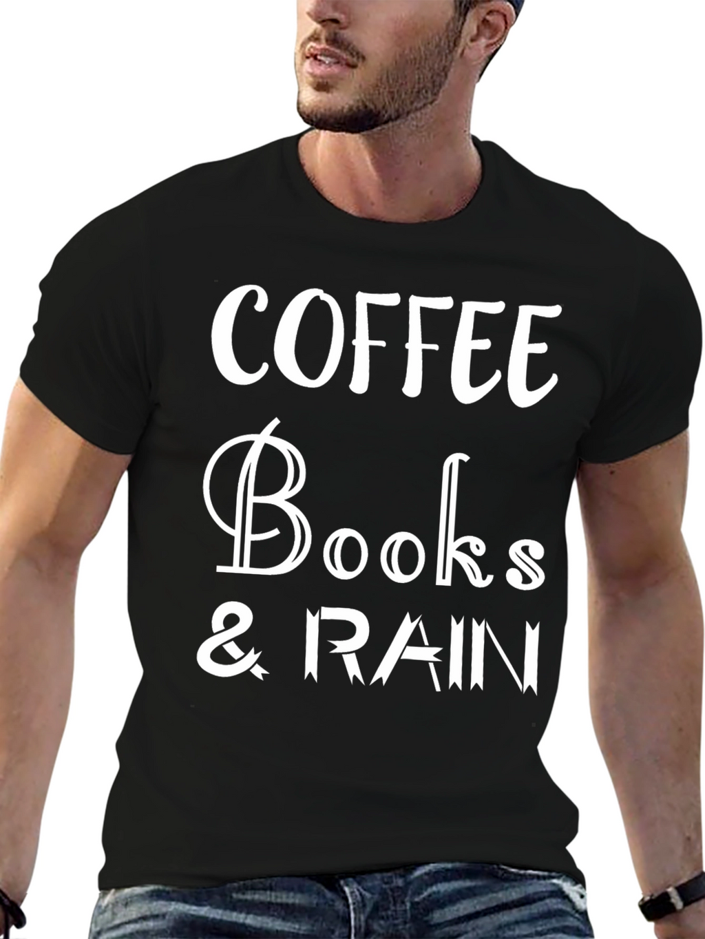Coffee Books & Rain T-Shirt