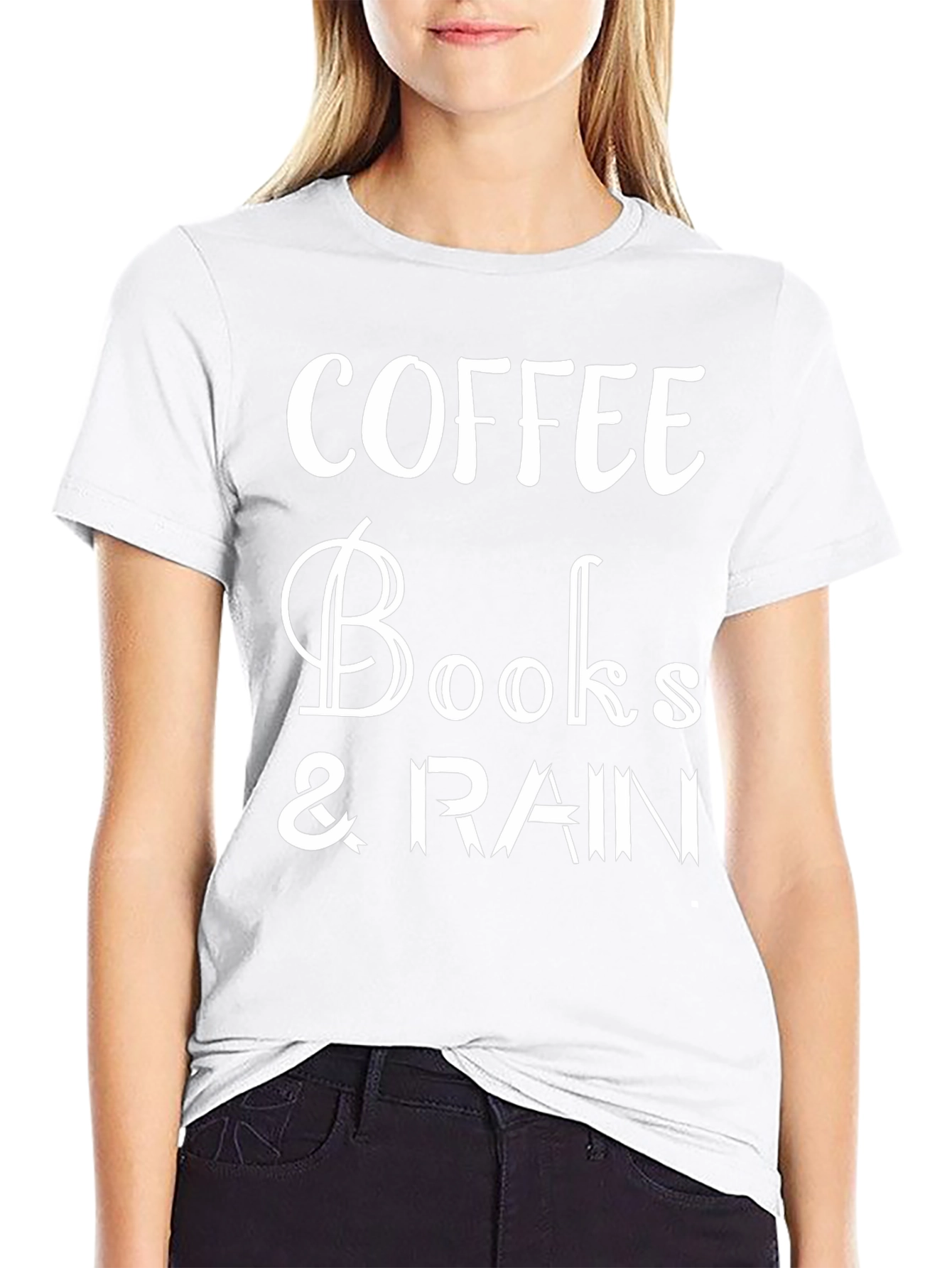 Coffee Books & Rain T-Shirt