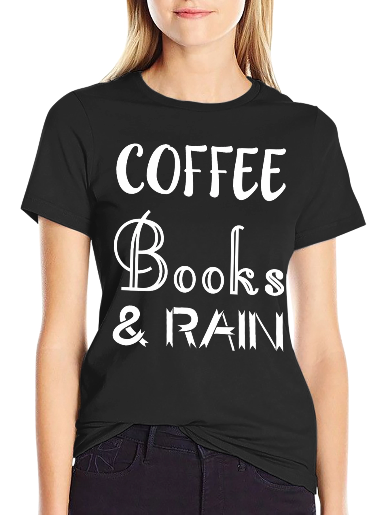 Coffee Books & Rain T-Shirt