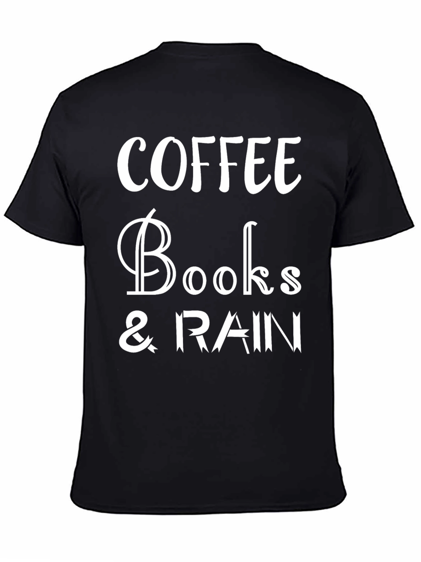 Coffee Books & Rain T-Shirt