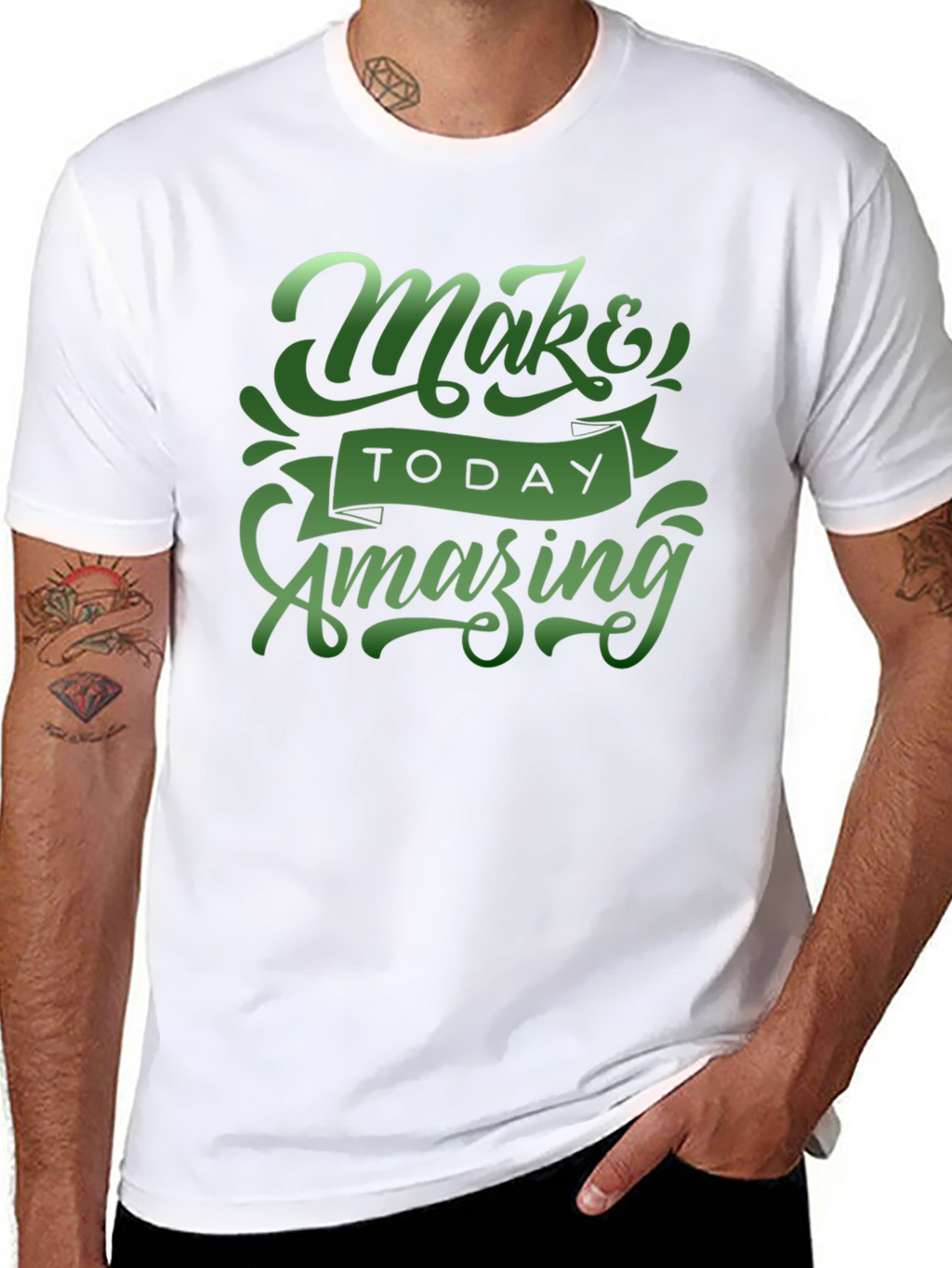 Make Today Amazing Graphic Tee - Stylish Comfort