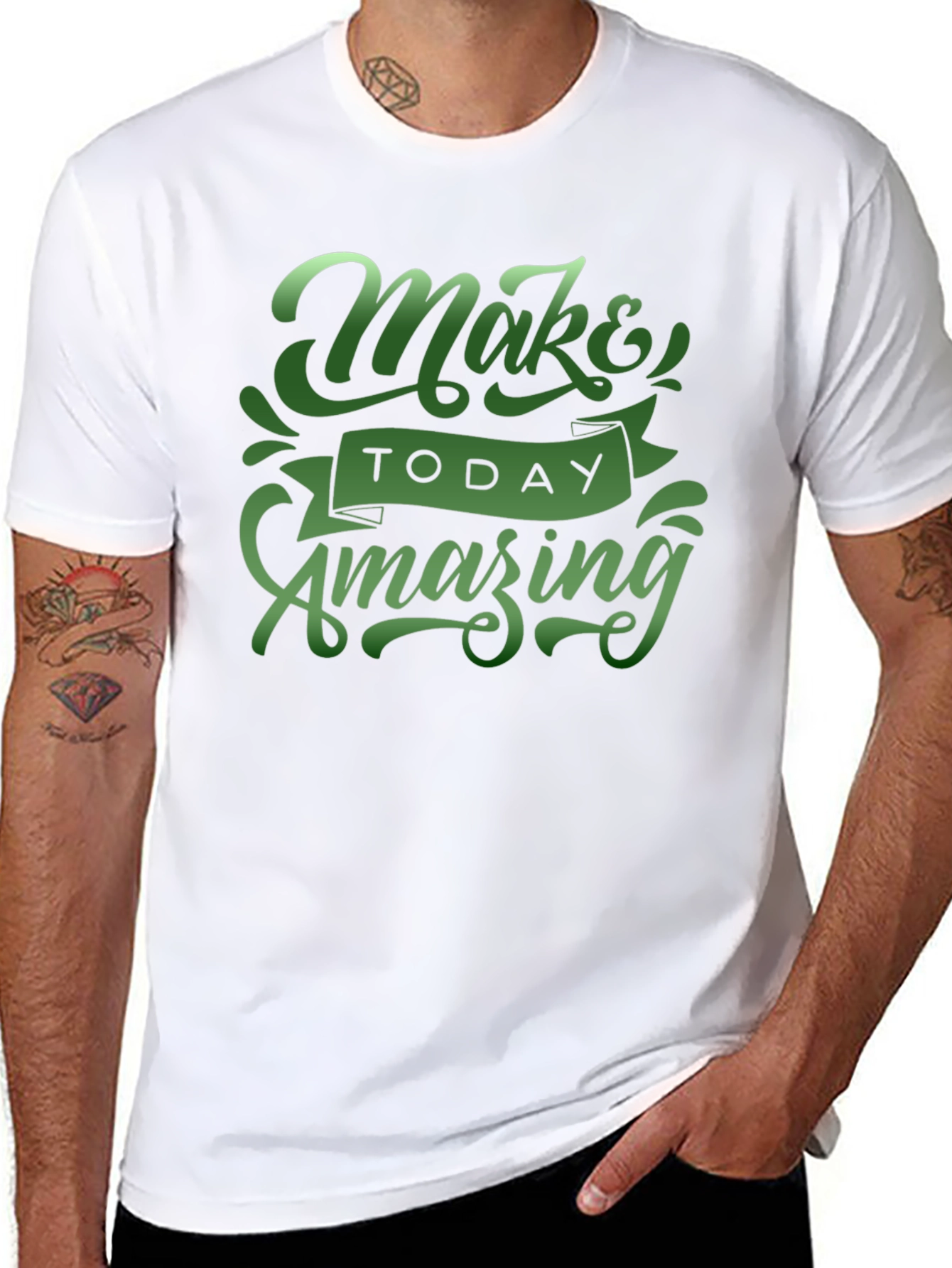 Make Today Amazing Graphic Tee - Stylish Comfort
