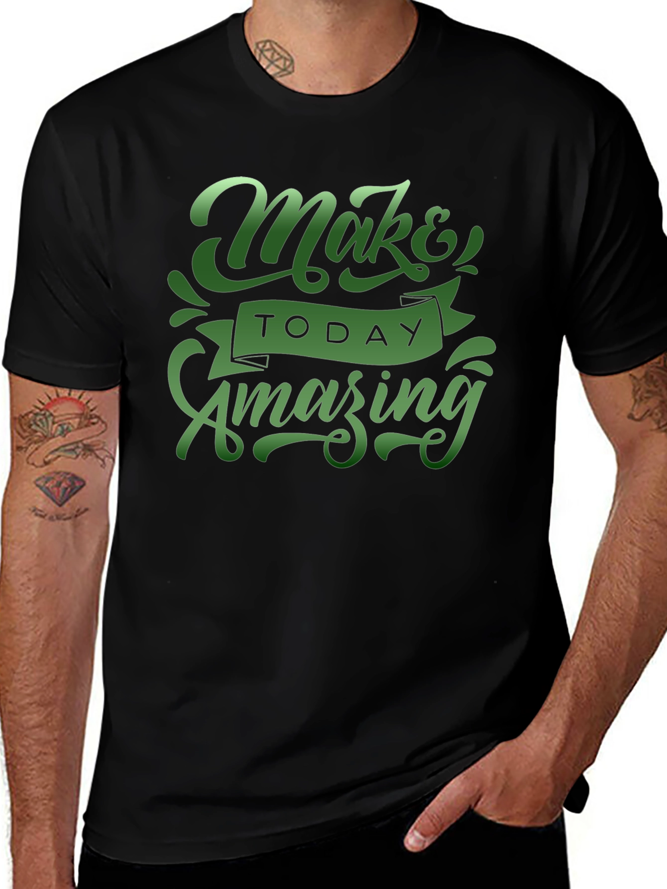 Make Today Amazing Graphic Tee - Stylish Comfort