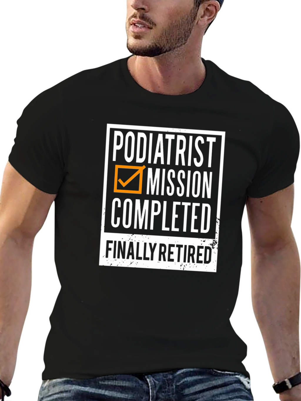 Podiatrist Retirement T-Shirt - Mission Completed