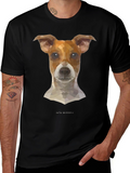 Geometric Jack Russell T-Shirt