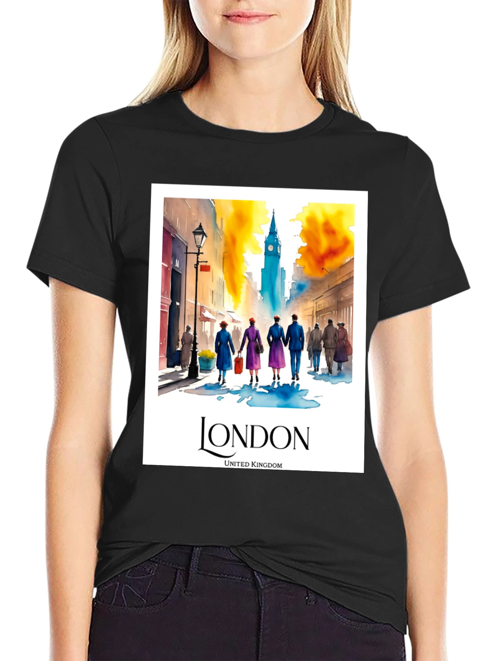 London Travel T-Shirt - United Kingdom Souvenir Tee