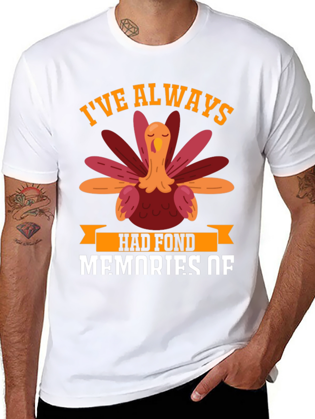 Thanksgiving Turkey T-Shirt - Fond Memories