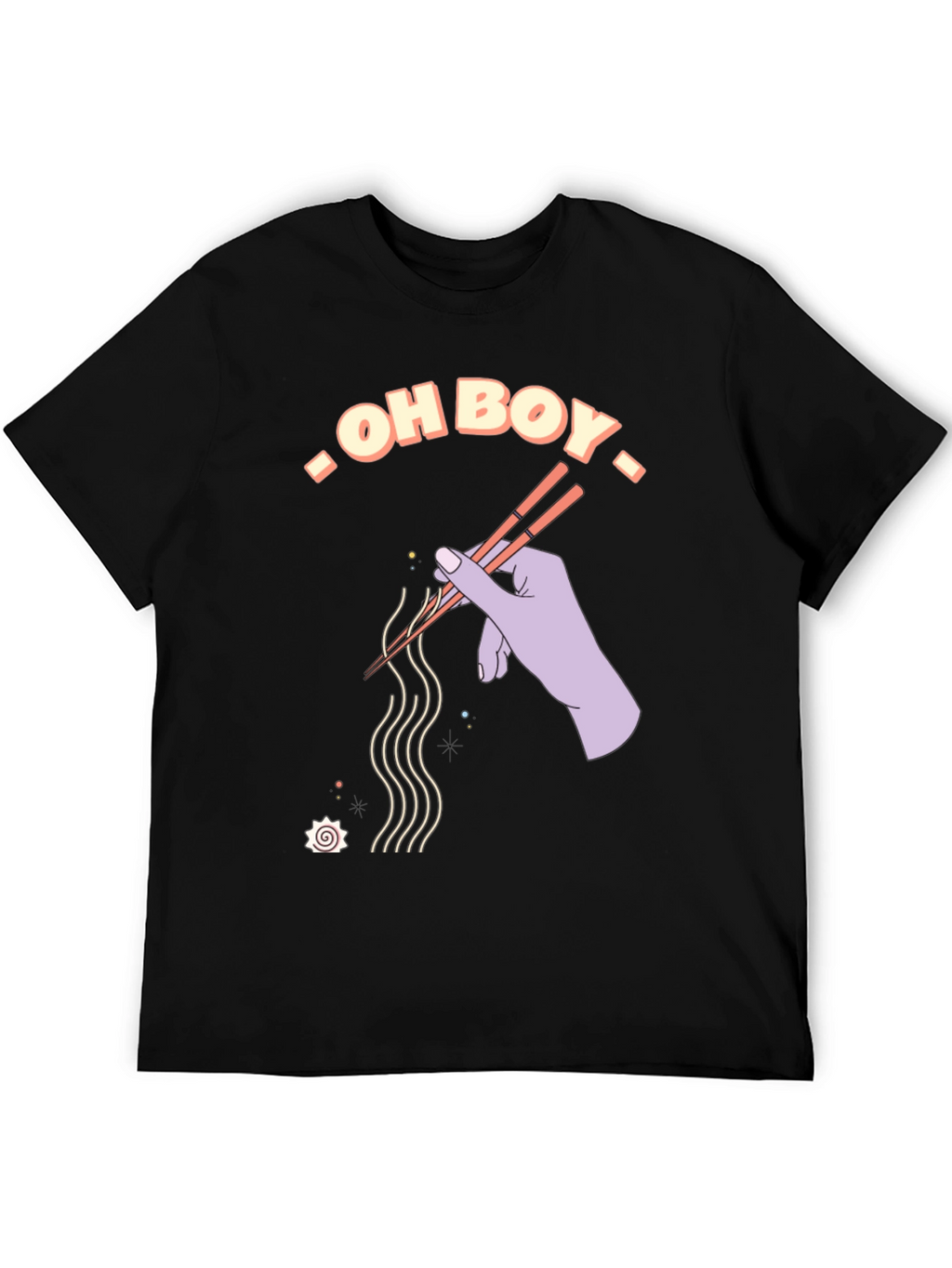 Oh Boy Ramen Graphic Tee - Casual Comfort