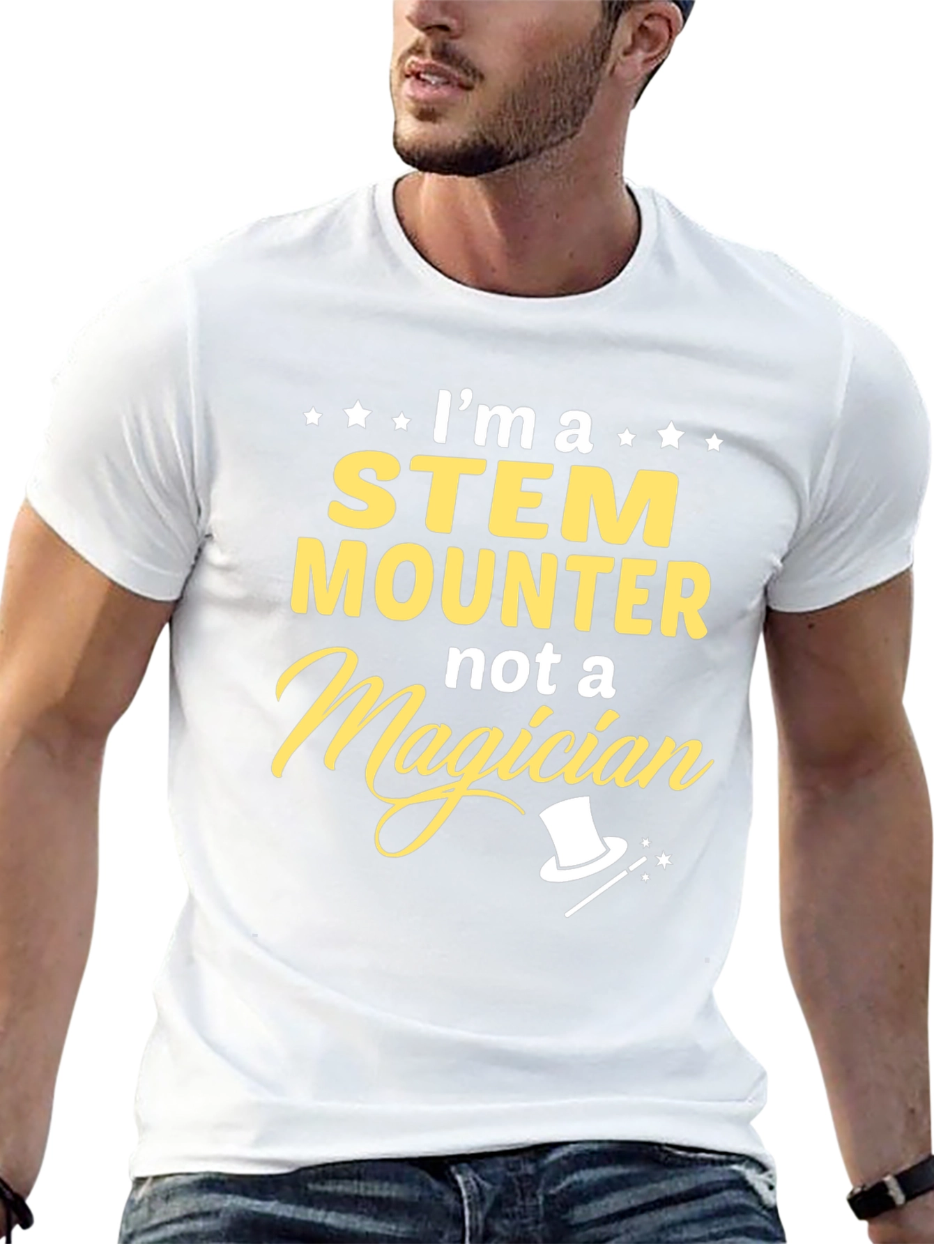 STEM Mounter Graphic T-Shirt -  Funny Science Job Tee